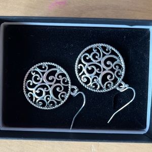 Silver artists earrings